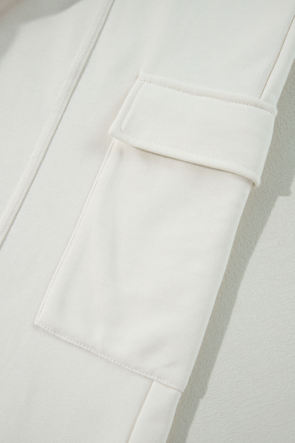 Beige Plain Cargo Pockets High Waist Casual Sweatpants Pants & Culotte JT's Designer Fashion
