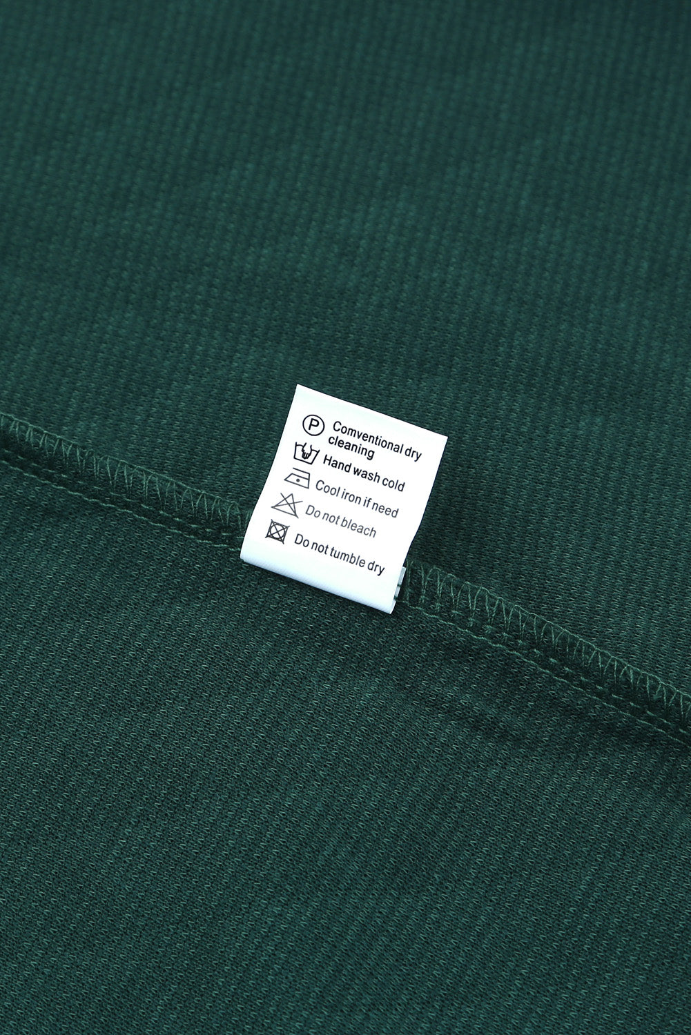 Green Geometric Texture Plaid Trim Sweatshirt Sweatshirts & Hoodies JT's Designer Fashion