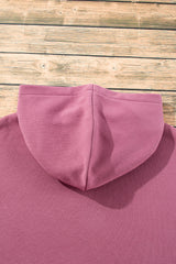 Valerian Fleece Lined Half Zipper Kangaroo Pockets Loose Hoodie Sweatshirts & Hoodies JT's Designer Fashion