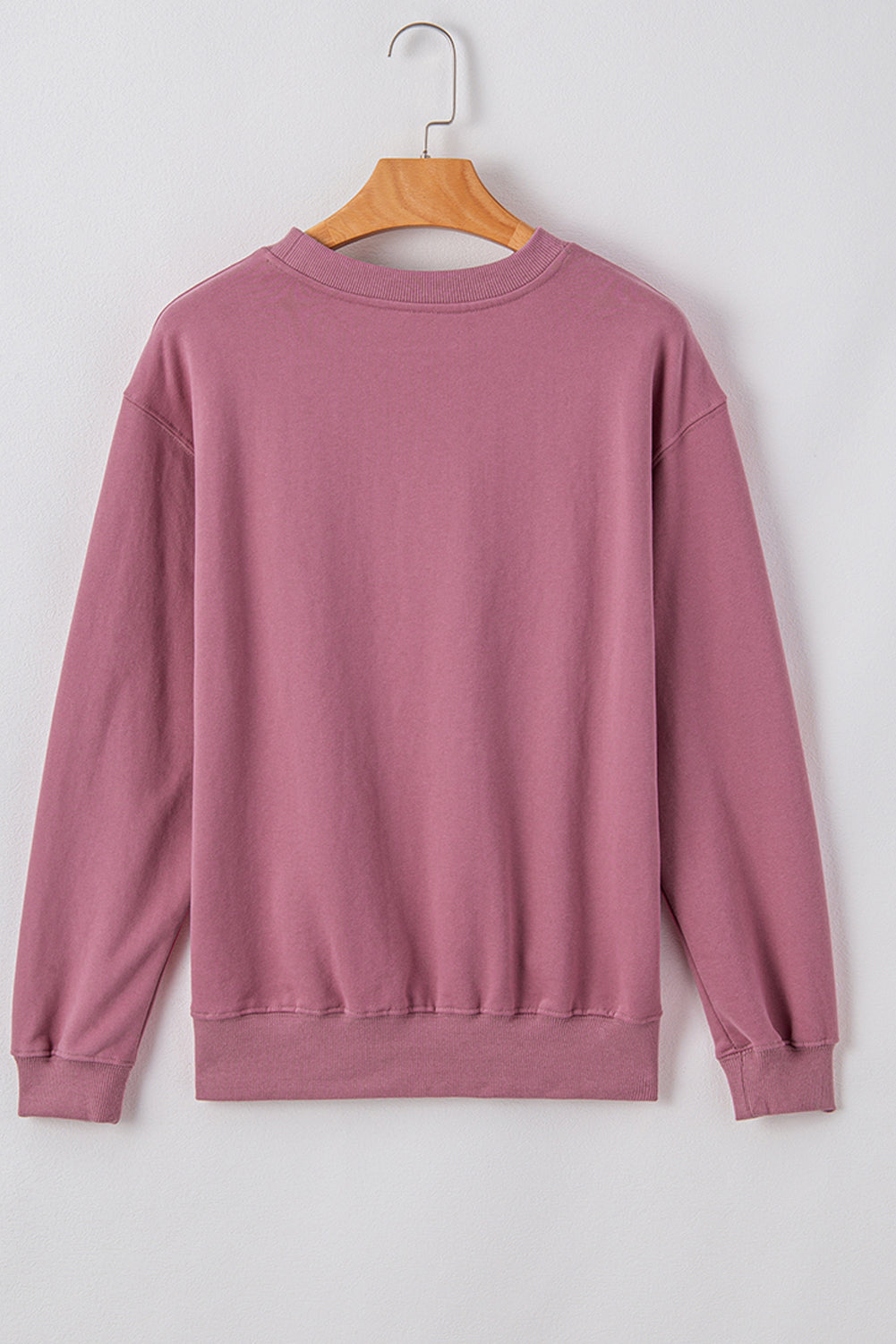 Valerian Plain Drop Shoulder Crewneck Pullover Sweatshirt Sweatshirts & Hoodies JT's Designer Fashion