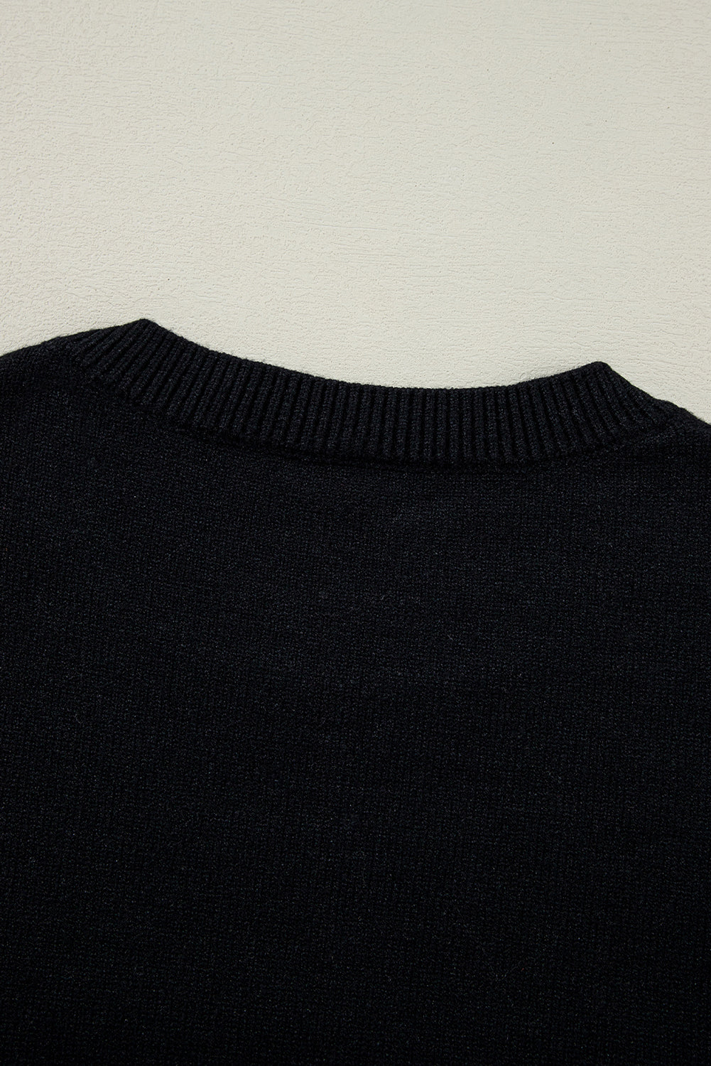 Black Colorful Merry & Bright Tinsel Graphic Sweater Sweaters JT's Designer Fashion