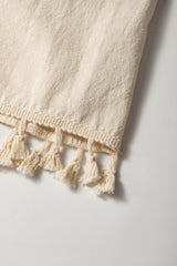 Apricot Tassel Trim Wrap Knot Side Bohemian Style Mini Skort Casual Shorts JT's Designer Fashion