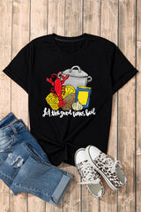Black let the good time boil Fashion Graphic Tee Graphic Tees JT's Designer Fashion