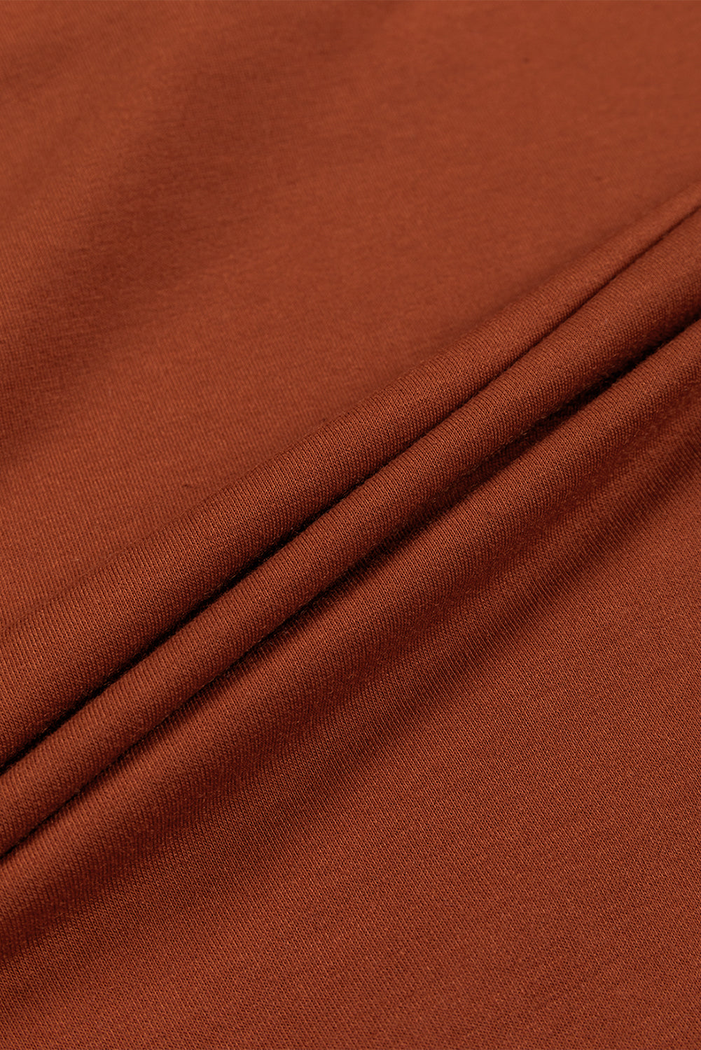 Chestnut V Neck Kangaroo Pocket Oversized Hoodie Sweatshirts & Hoodies JT's Designer Fashion