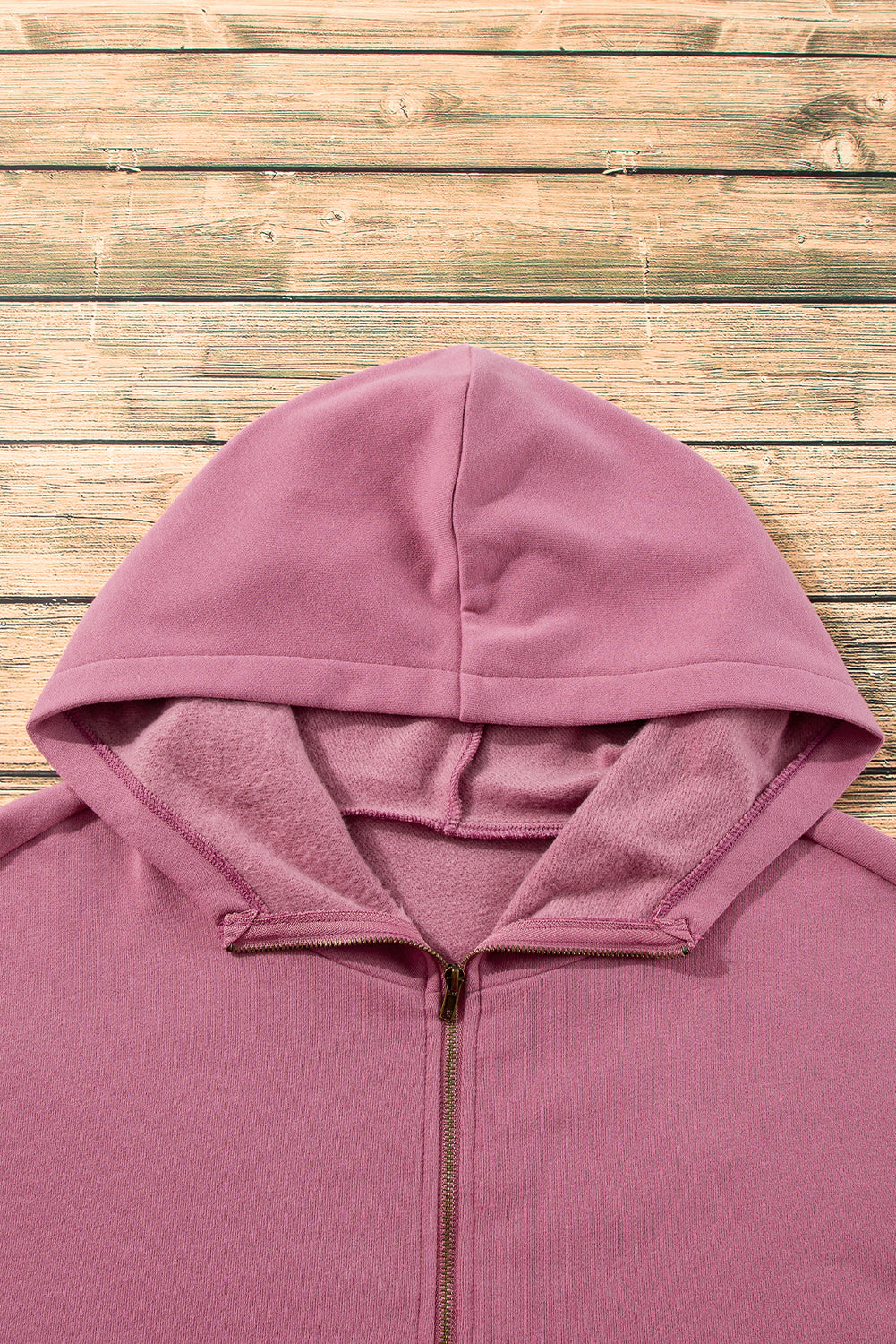Valerian Fleece Lined Half Zipper Kangaroo Pockets Loose Hoodie Sweatshirts & Hoodies JT's Designer Fashion