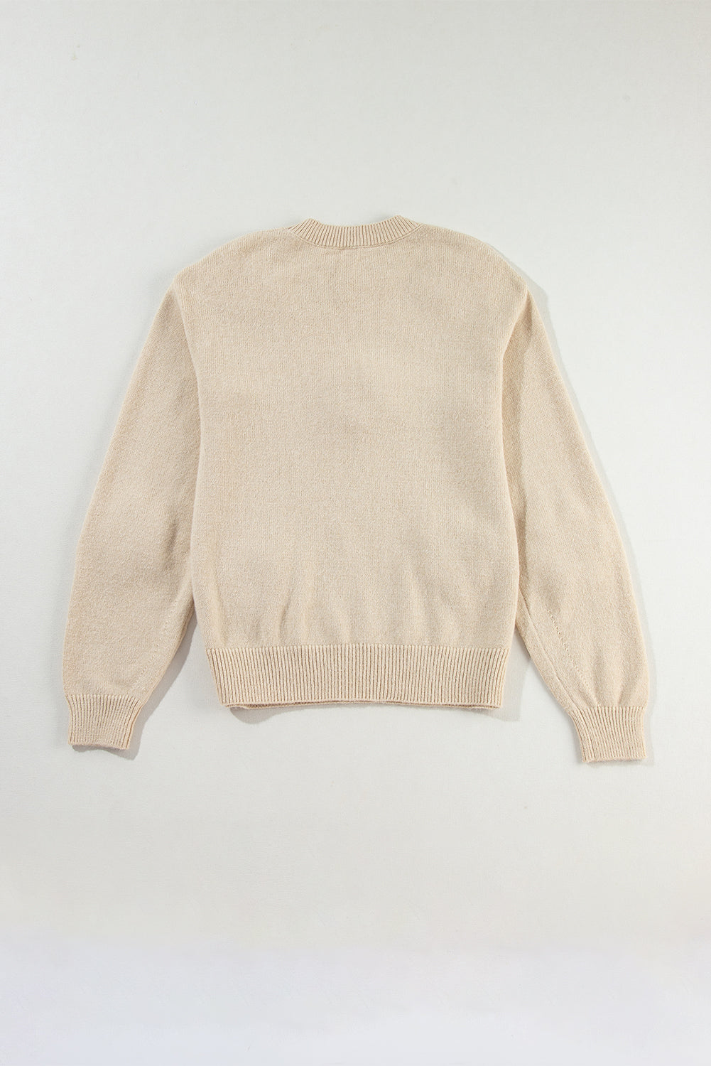 Parchment Floral Crochet Chunky Knit Sweater Sweaters JT's Designer Fashion