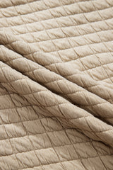 Jet Stream Solid Color Quilted Puffer Buttoned Shacket Jackets JT's Designer Fashion