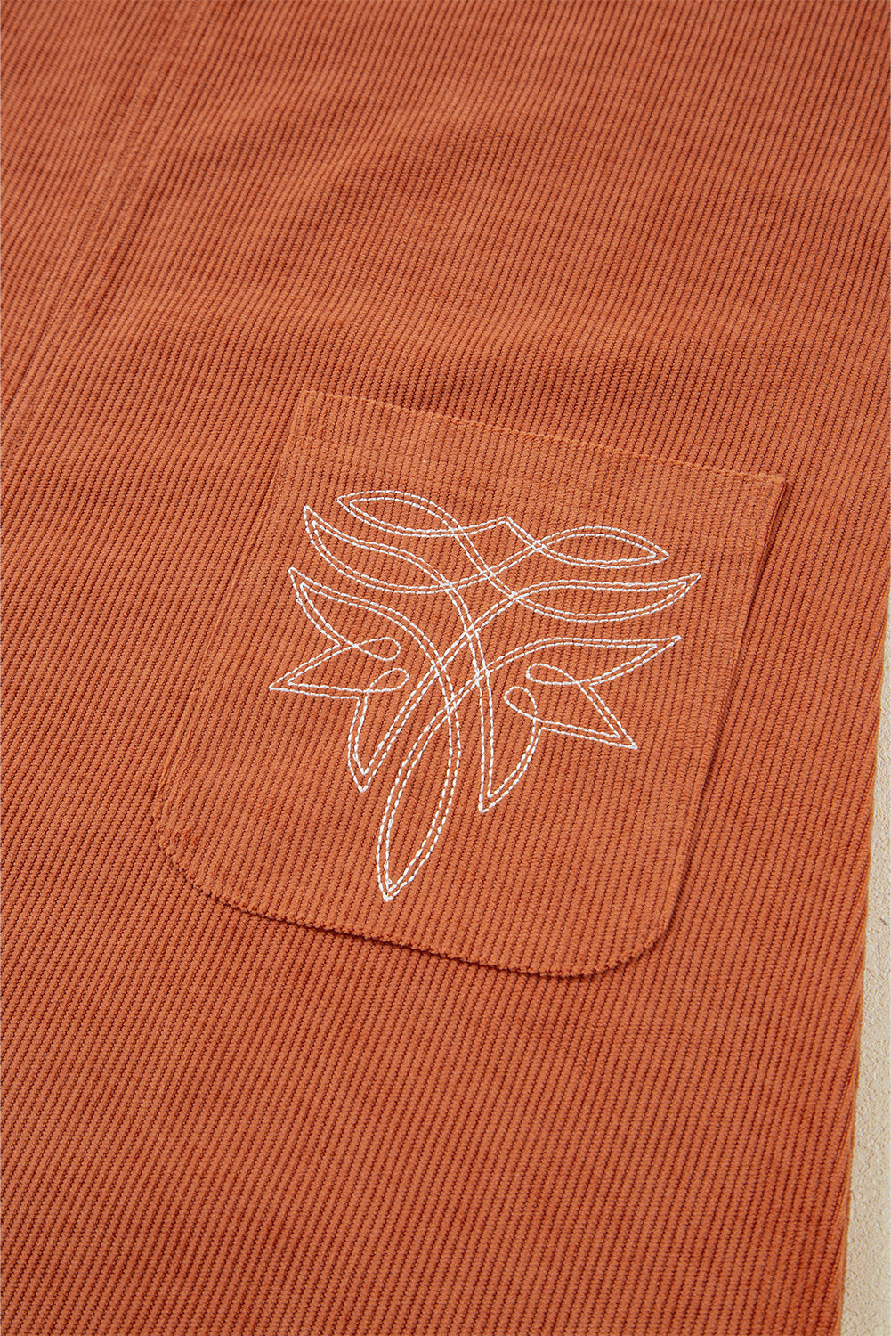 Gold Flame Corduroy Western Embroidered Patched Pocket Shift Sleeveless Mini Dress Mini Dresses JT's Designer Fashion