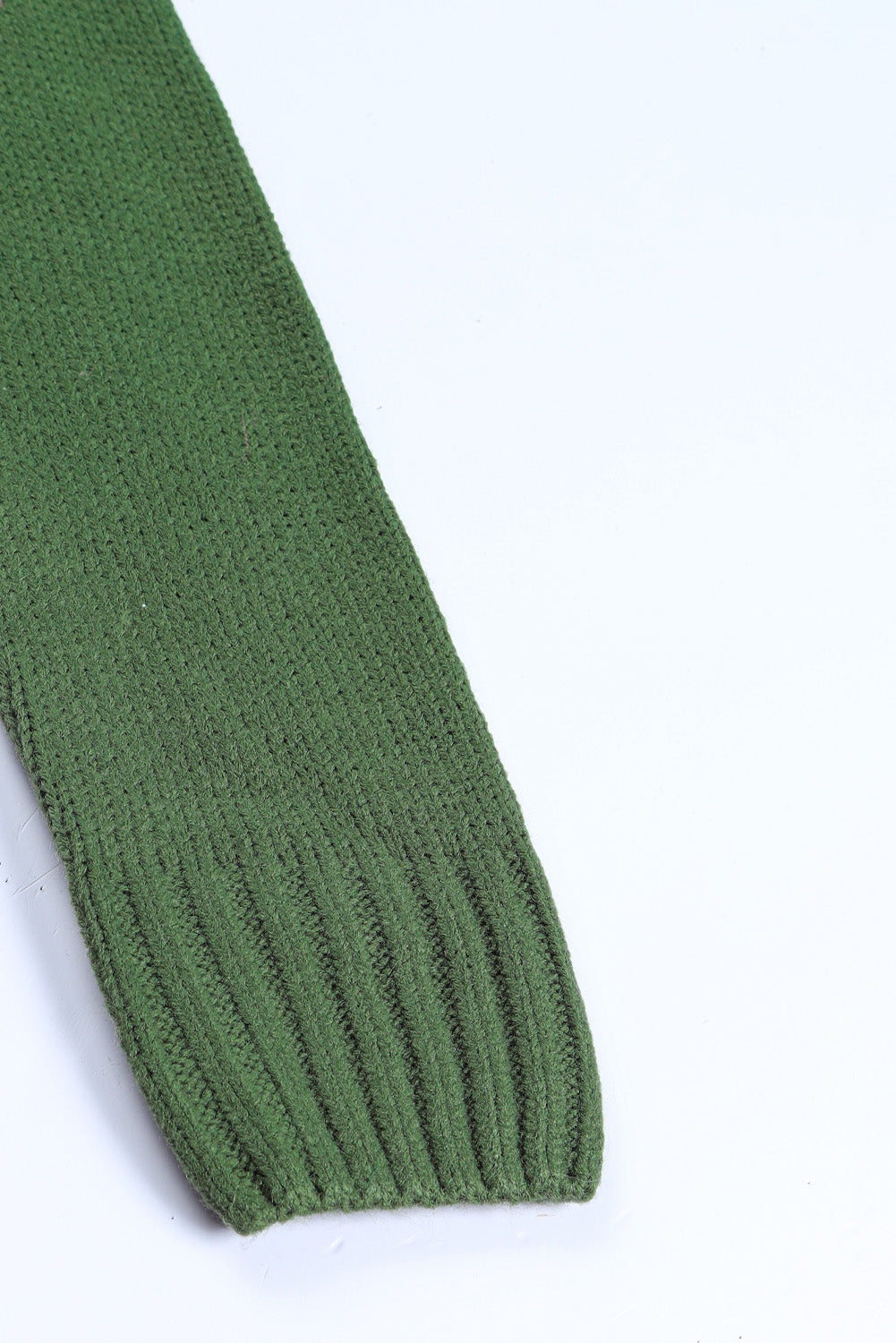 Green Front Pockets Buttons Textured Cardigan Sweaters & Cardigans JT's Designer Fashion