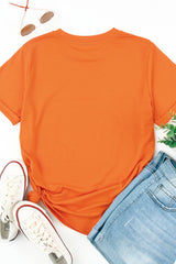 Orange Be The Sunshine Graphic Crewneck T Shirt Graphic Tees JT's Designer Fashion