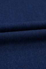 Sail Blue Medium Wash Straight Leg Loose Casual Jeans Jeans JT's Designer Fashion