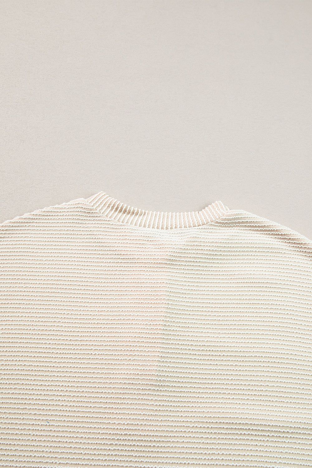 Apricot Corded Texture Lantern Sleeve Buttons Henley Sweatshirt Sweatshirts & Hoodies JT's Designer Fashion