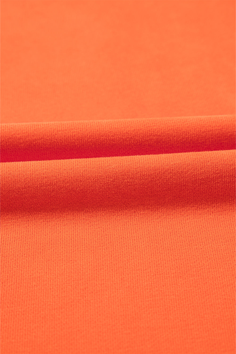 Orange Solid Kangaroo Pocket Half Zipper Oversized Hoodie Sweatshirts & Hoodies JT's Designer Fashion