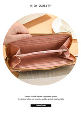 Brown Western Pattern Print Wristlet PU Leather Wallet Handbags JT's Designer Fashion