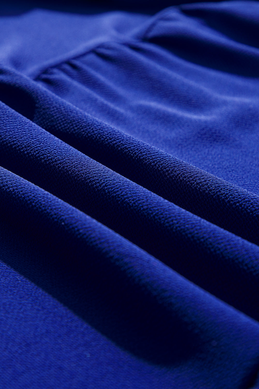 Bluing Ruffled Short Sleeve Collared V Neck Tiered Midi Dress Midi Dresses JT's Designer Fashion