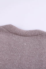 Open Front Colorblock Cardigan with Pockets Sweaters & Cardigans JT's Designer Fashion
