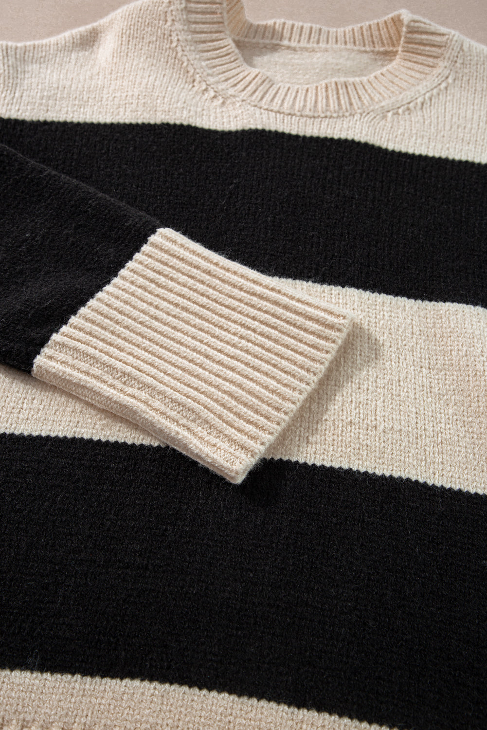 Jet Stream Colorblock Loose Pullover Sweater Sweaters JT's Designer Fashion
