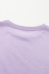 Phalaenopsis Mineral Wash Colorblock Arm Patchwork Oversize Top Long Sleeve Tops JT's Designer Fashion
