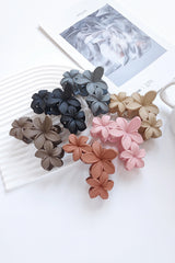 Parchment 3D Flower Plastic Resin Hair Claw Headwear JT's Designer Fashion