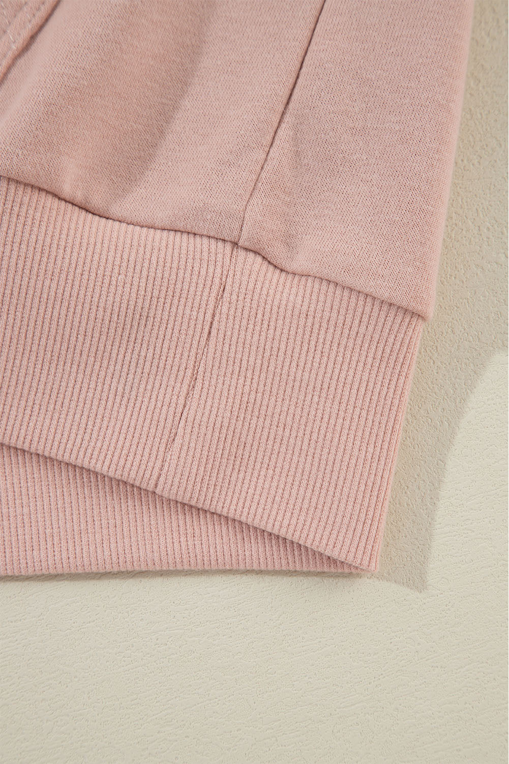 Fushia Solid Color Rivet Stud Raglan Sleeve Hoodie with Pocket Sweatshirts & Hoodies JT's Designer Fashion