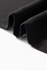Black Keyhole Neckline Floral Lace Raglan Sleeve Blouse Blouses & Shirts JT's Designer Fashion