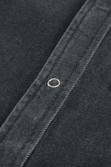 Black Ripped Denim Jacket Denim Jackets JT's Designer Fashion