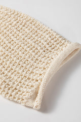 Parchment Hollow Out Knit Star Pattern Accent Plus Size Jumper Plus Size Sweaters & Cardigans JT's Designer Fashion