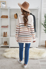 Multicolor Striped Knit Sweater Sweaters & Cardigans JT's Designer Fashion
