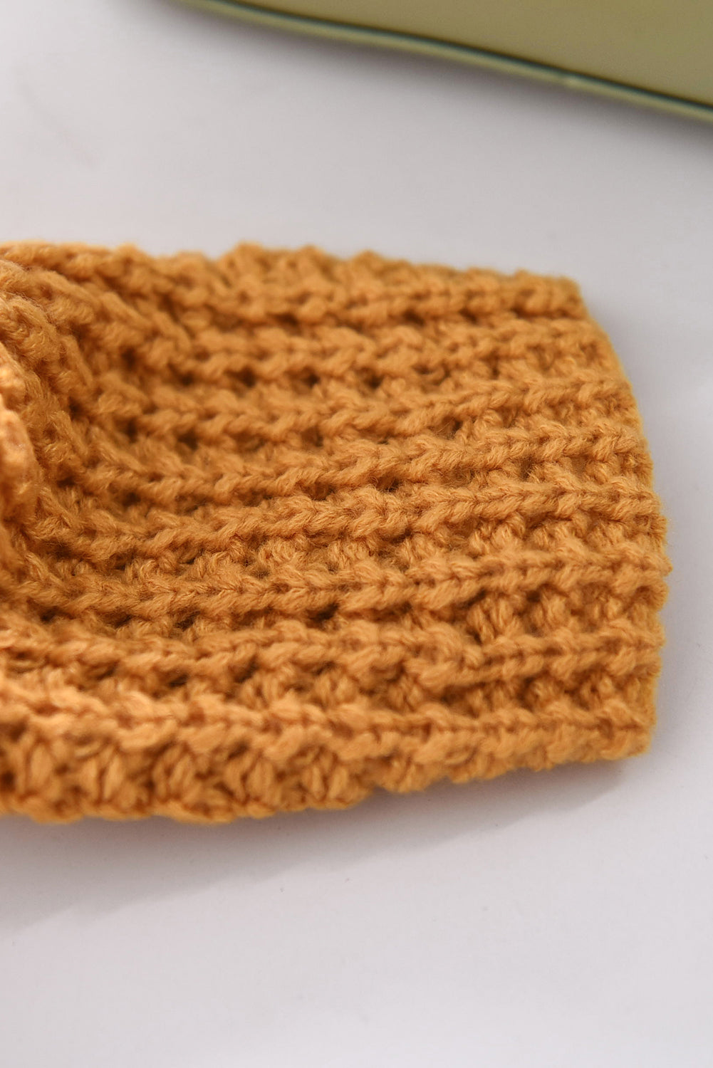 Mustard Buttoned Wrap Turtleneck Sweater Sweaters & Cardigans JT's Designer Fashion