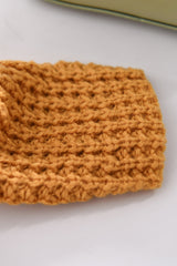 Mustard Buttoned Wrap Turtleneck Sweater Sweaters & Cardigans JT's Designer Fashion