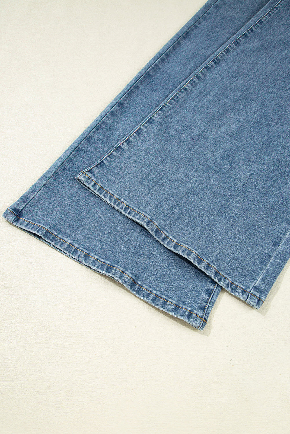 Dusk Blue Medium Wash Super Wide Leg Denim Pants Jeans JT's Designer Fashion