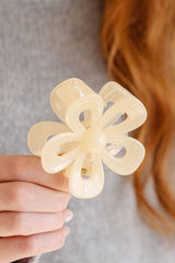 Beautifully Flower Shape Resin Hair Clip Headwear JT's Designer Fashion