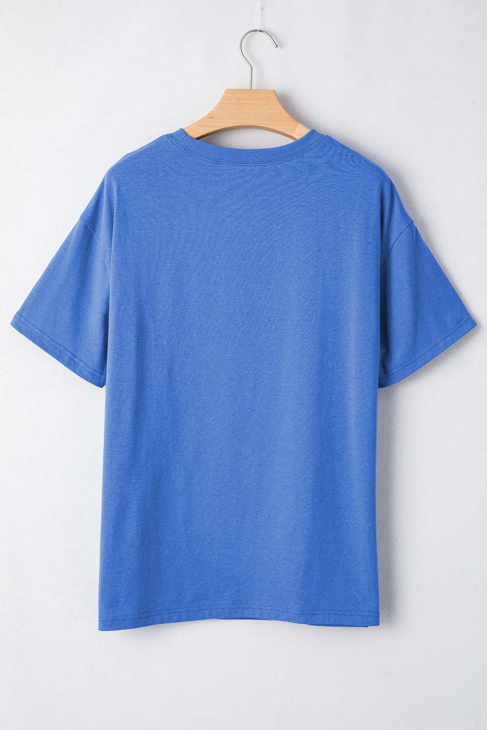 Sky Blue Vintage MOTHERHOOD Letter Graphic T Shirt Graphic Tees JT's Designer Fashion
