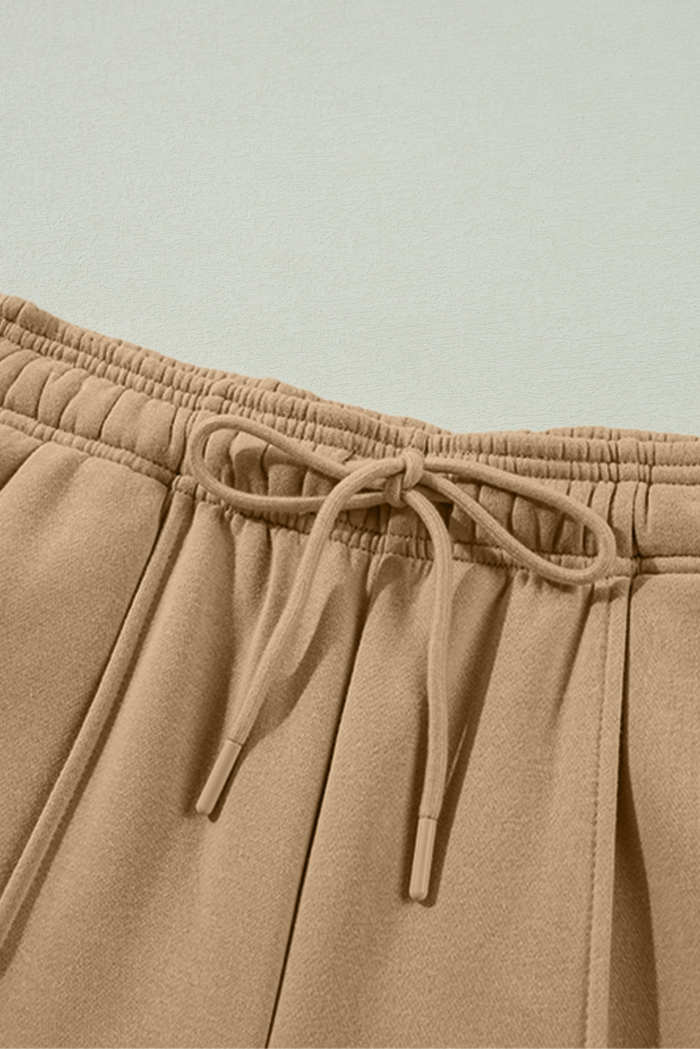 Smoke Gray Exposed Seam Drawstring High Waist Wide Leg Pants Pants & Culotte JT's Designer Fashion