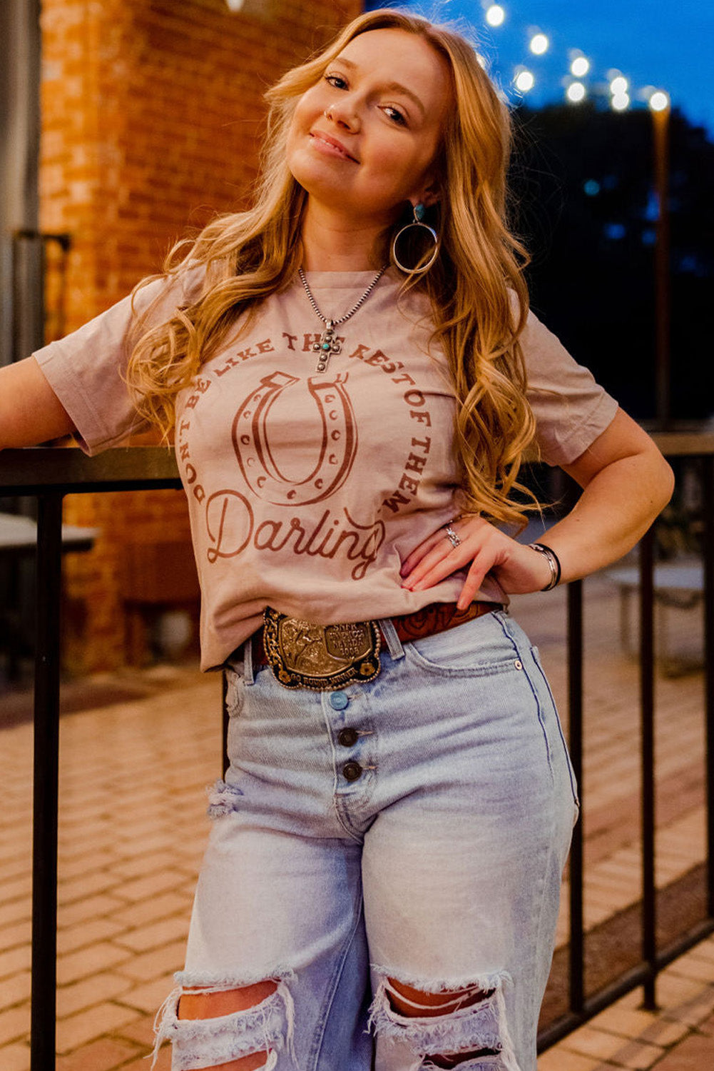 Khaki DO NOT BE LIKE THE REST OF THEM Darling Graphic Tee Graphic Tees JT's Designer Fashion