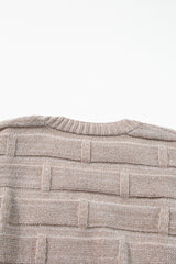 Delicacy Textured Knit Open Front Chic Cardigan with Pockets Cardigans JT's Designer Fashion