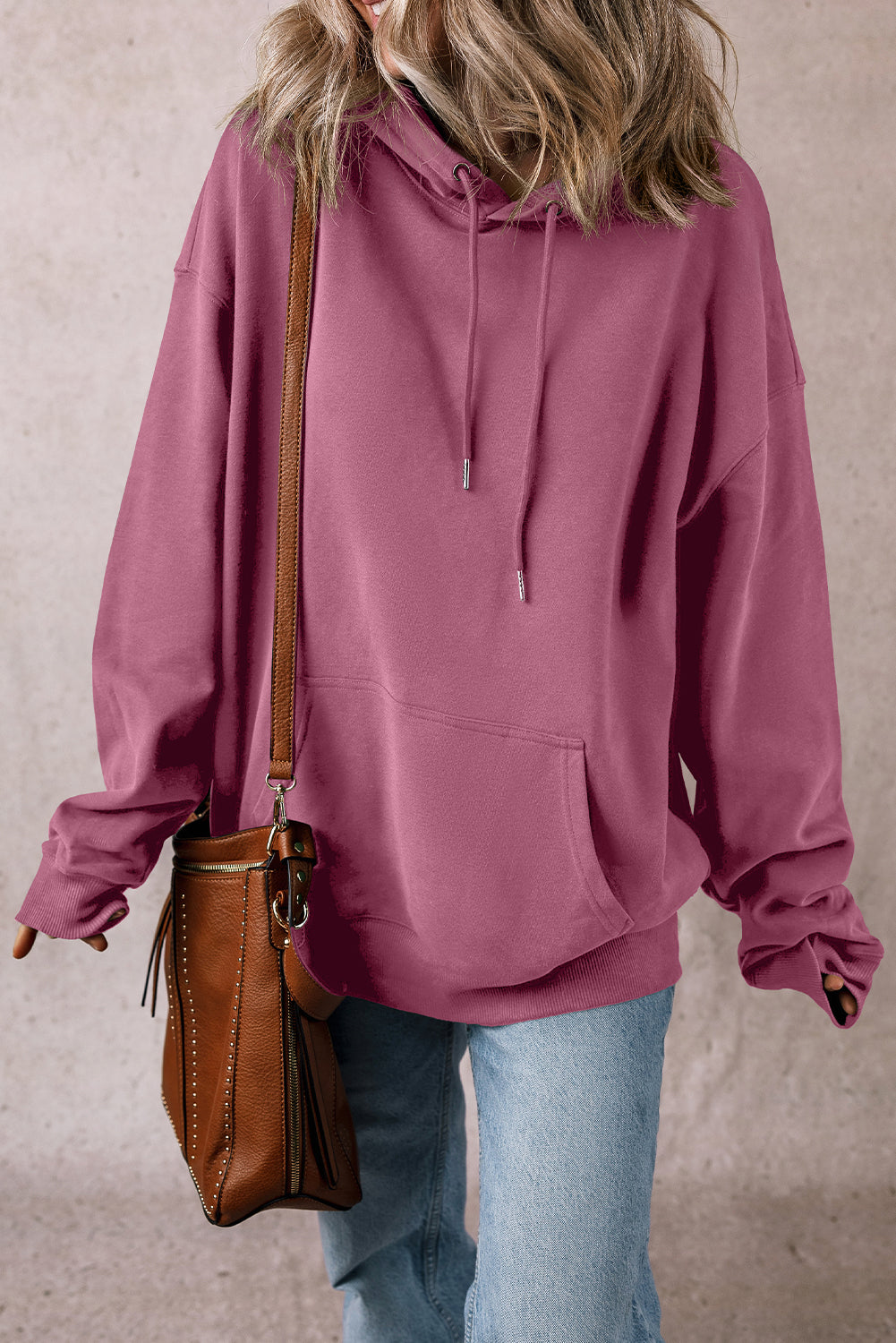 Valerian Fleece Lined Kangaroo Pocket Drawstring Chunky Hoodie Sweatshirts & Hoodies JT's Designer Fashion