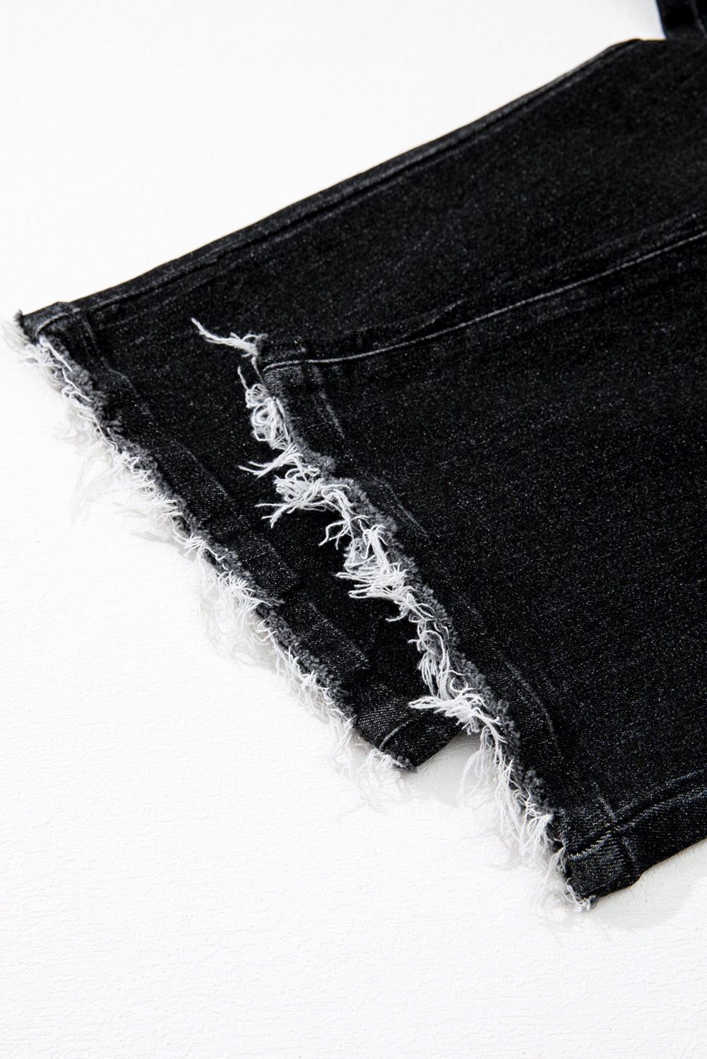Carbon Grey Mineral Wash Raw Hem High Waist Flared Jeans Jeans JT's Designer Fashion