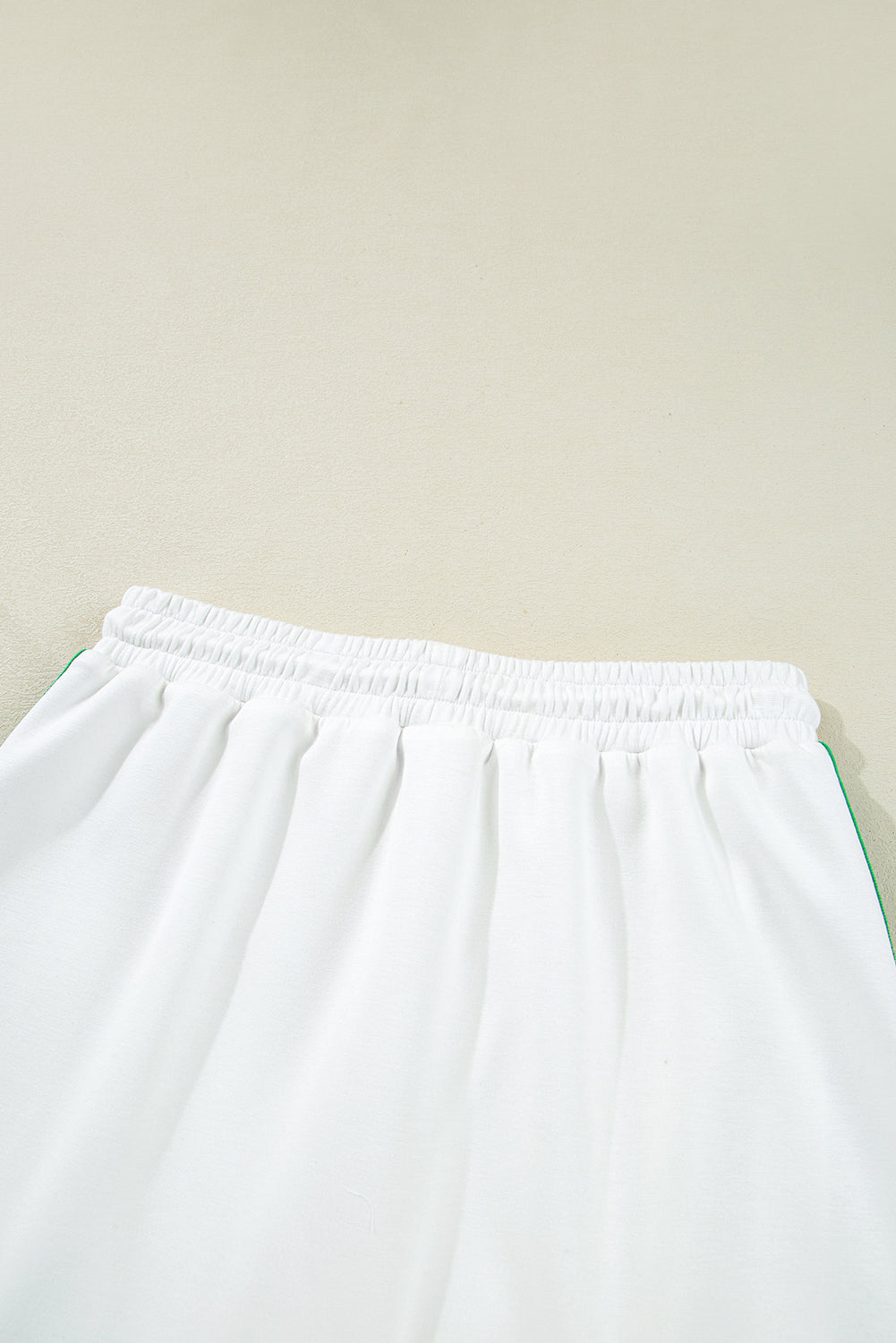 White Colorblock Edge Cap Sleeve Collared Top 2 Piece Skirt Set Two Piece Dresses JT's Designer Fashion