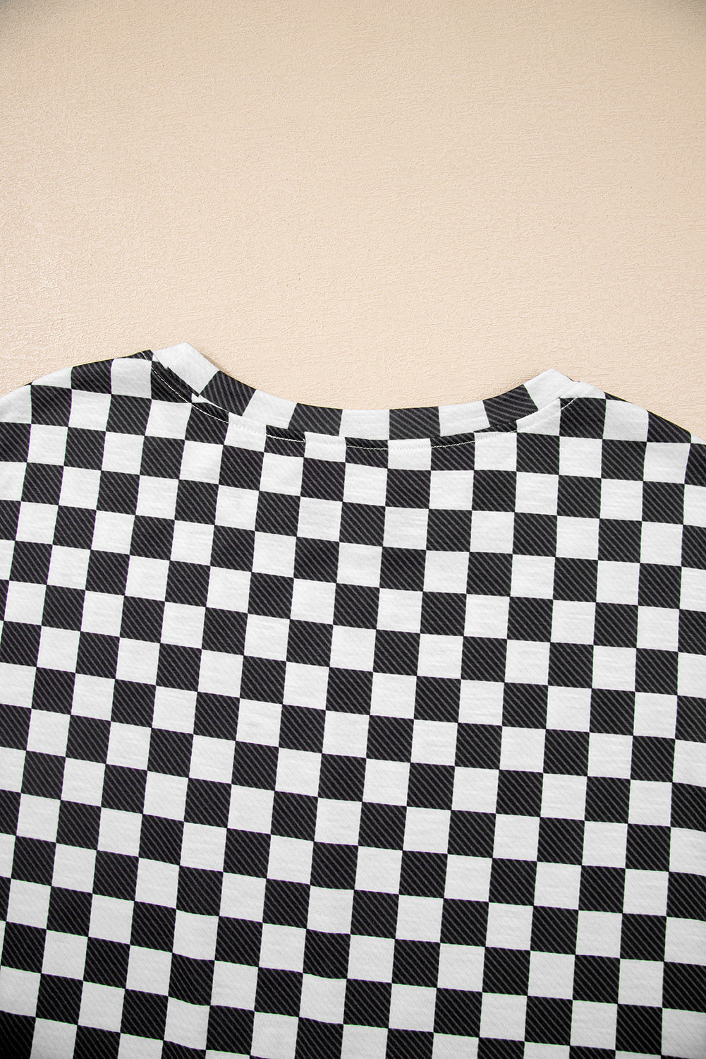 Black Checkerboard T Shirt and High Waist Skorts 2 Piece Outfit Short Sets JT's Designer Fashion