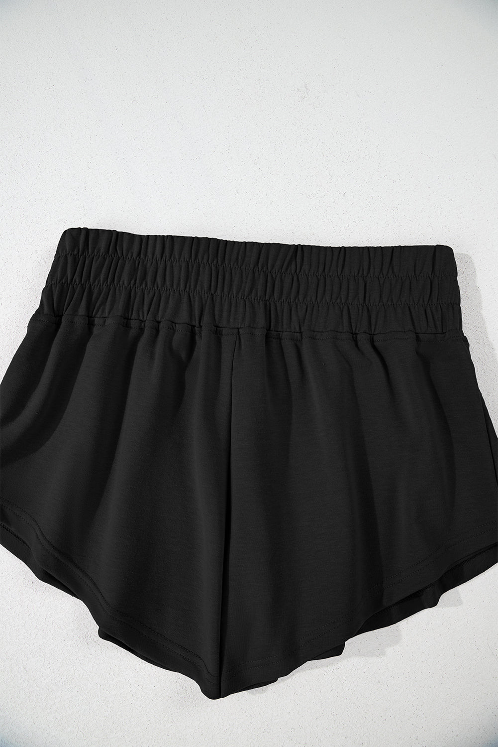 Black 2pcs Cropped Tee and Ruffle High Waist Skort Set Short Sets JT's Designer Fashion