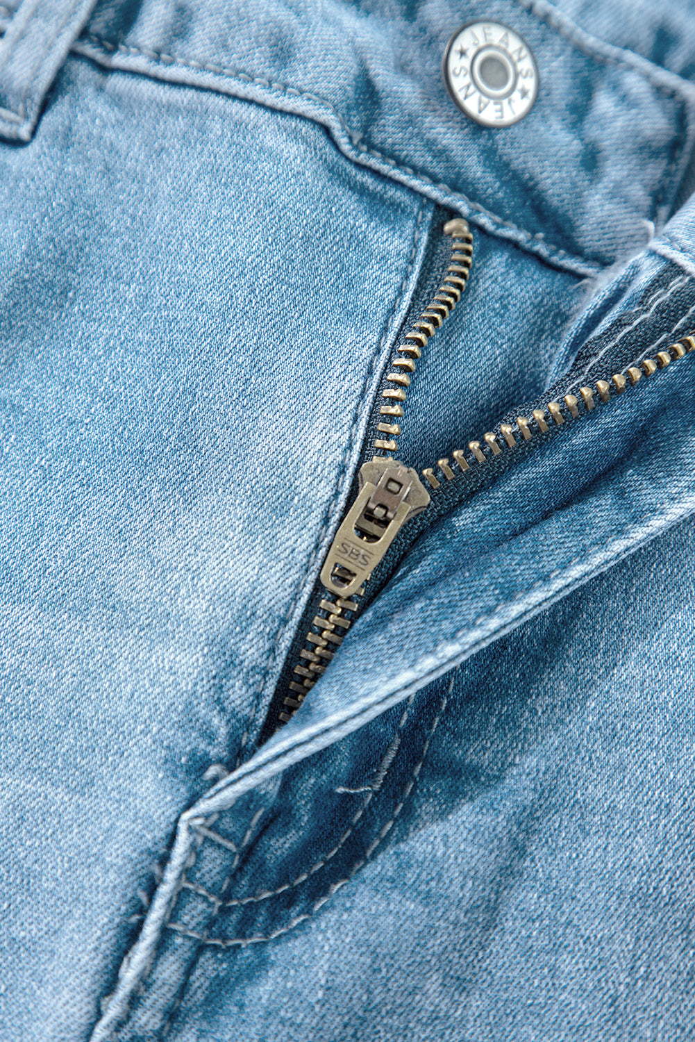 Myosotis High Rise Shift Slit Leg Straight Jeans Jeans JT's Designer Fashion