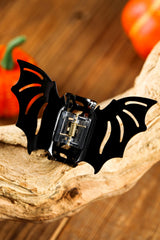Black Halloween Bat Shape Hair Claw Clip Headwear JT's Designer Fashion
