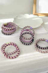 Phalaenopsis 15 pcs/box Elastic Braided Hair Tie Headwear JT's Designer Fashion