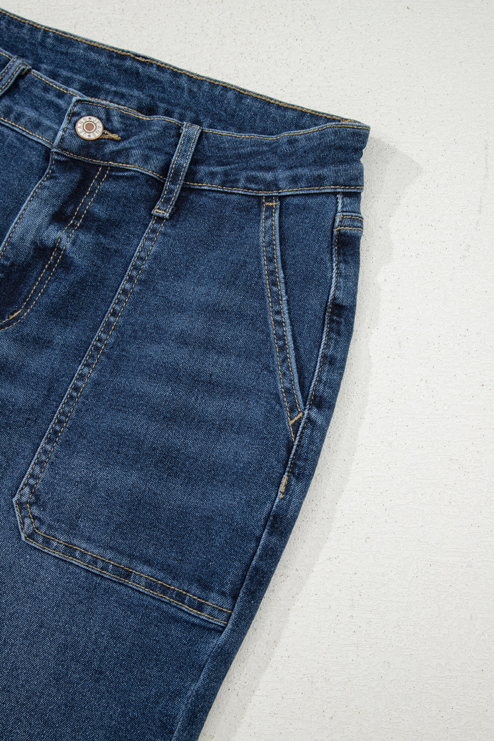 Ashleigh Blue Cropped High Rise Wide Leg Jeans Jeans JT's Designer Fashion