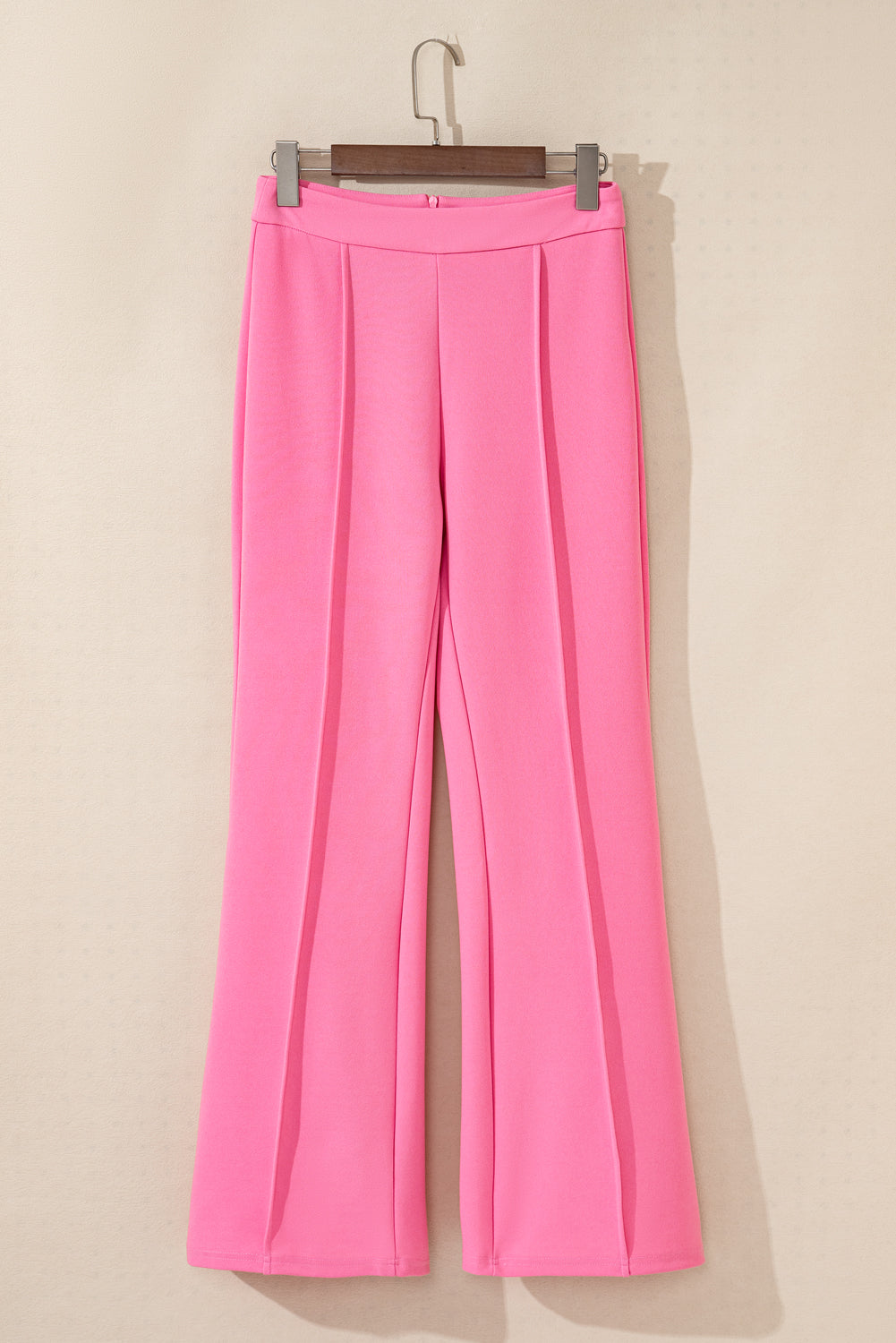 Sachet Pink High Waist Central Seam Flared Pants Pants & Culotte JT's Designer Fashion