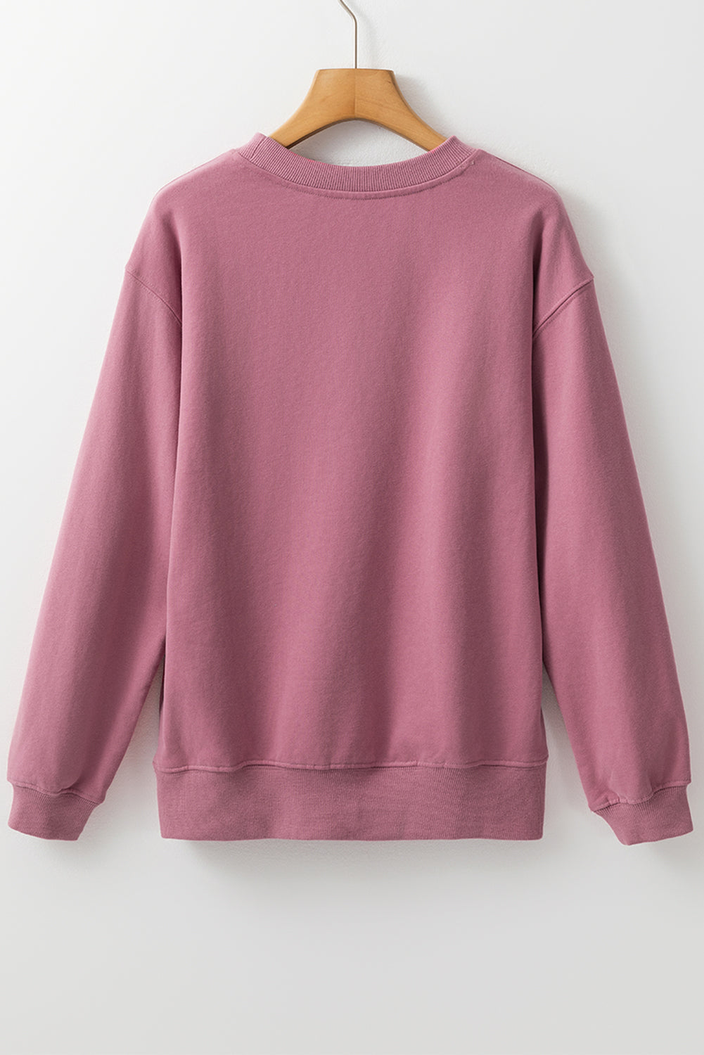 Valerian Plain Drop Shoulder Crewneck Pullover Sweatshirt Sweatshirts & Hoodies JT's Designer Fashion
