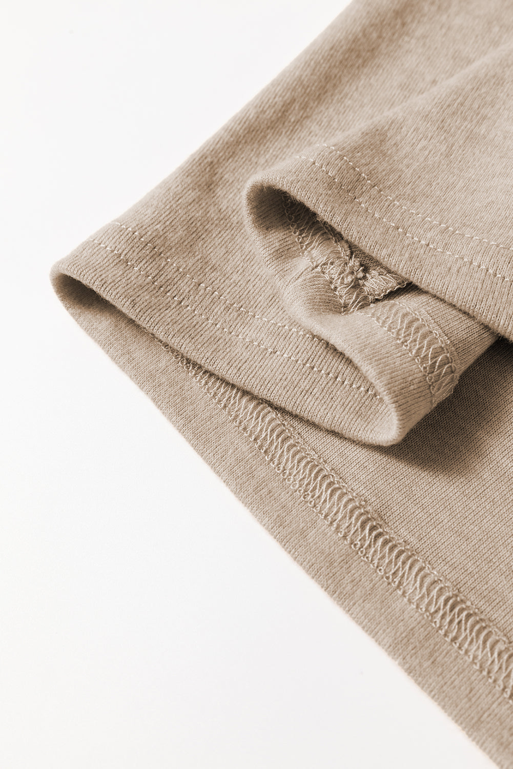 Parchment Seam Detail Lace Contrast Cuffs Raglan Sleeve Top Long Sleeve Tops JT's Designer Fashion