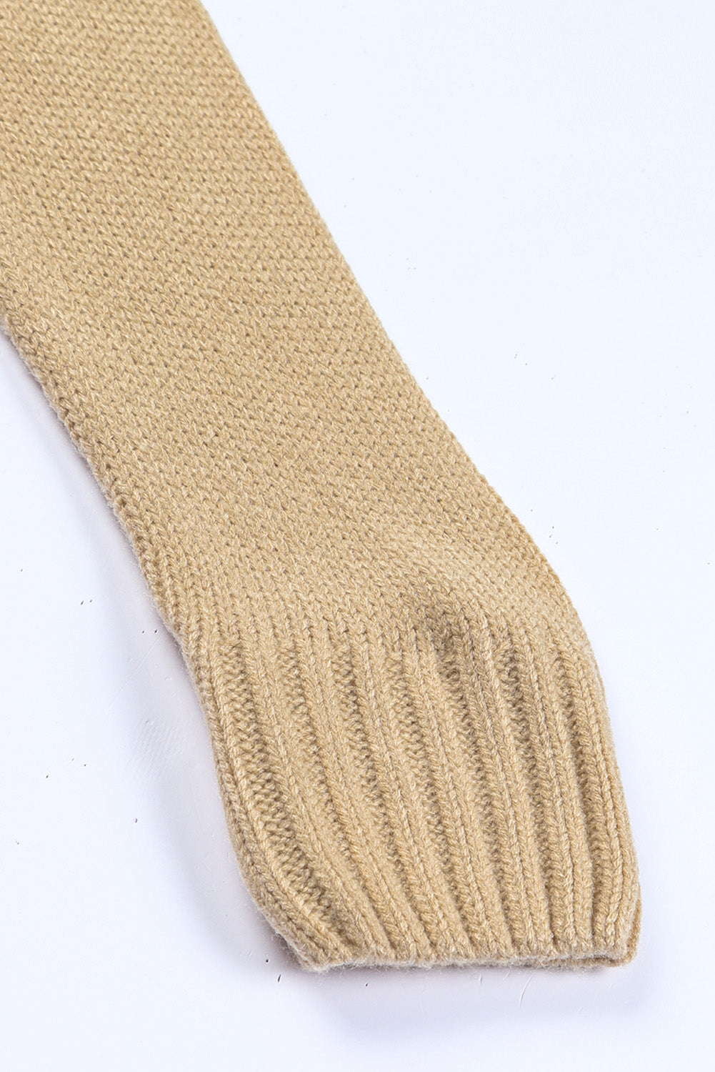 Beige Front Pockets Buttons Textured Cardigan Sweaters & Cardigans JT's Designer Fashion