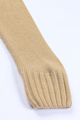 Beige Front Pockets Buttons Textured Cardigan Sweaters & Cardigans JT's Designer Fashion